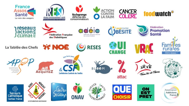 Logos des membres de la coalition